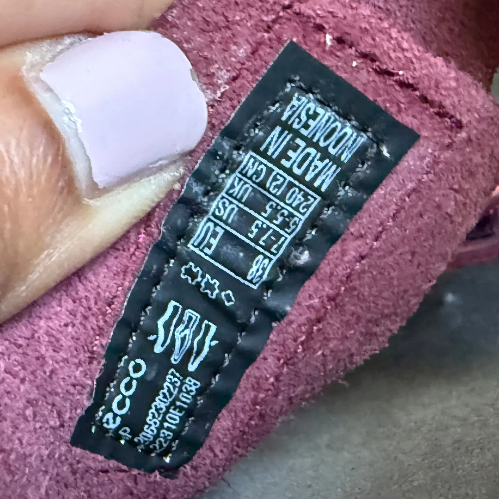 Ecco‎ Fluidform Womens Sandals Strappy Walking Comfort Slides Burgundy EU 38 - Image 6