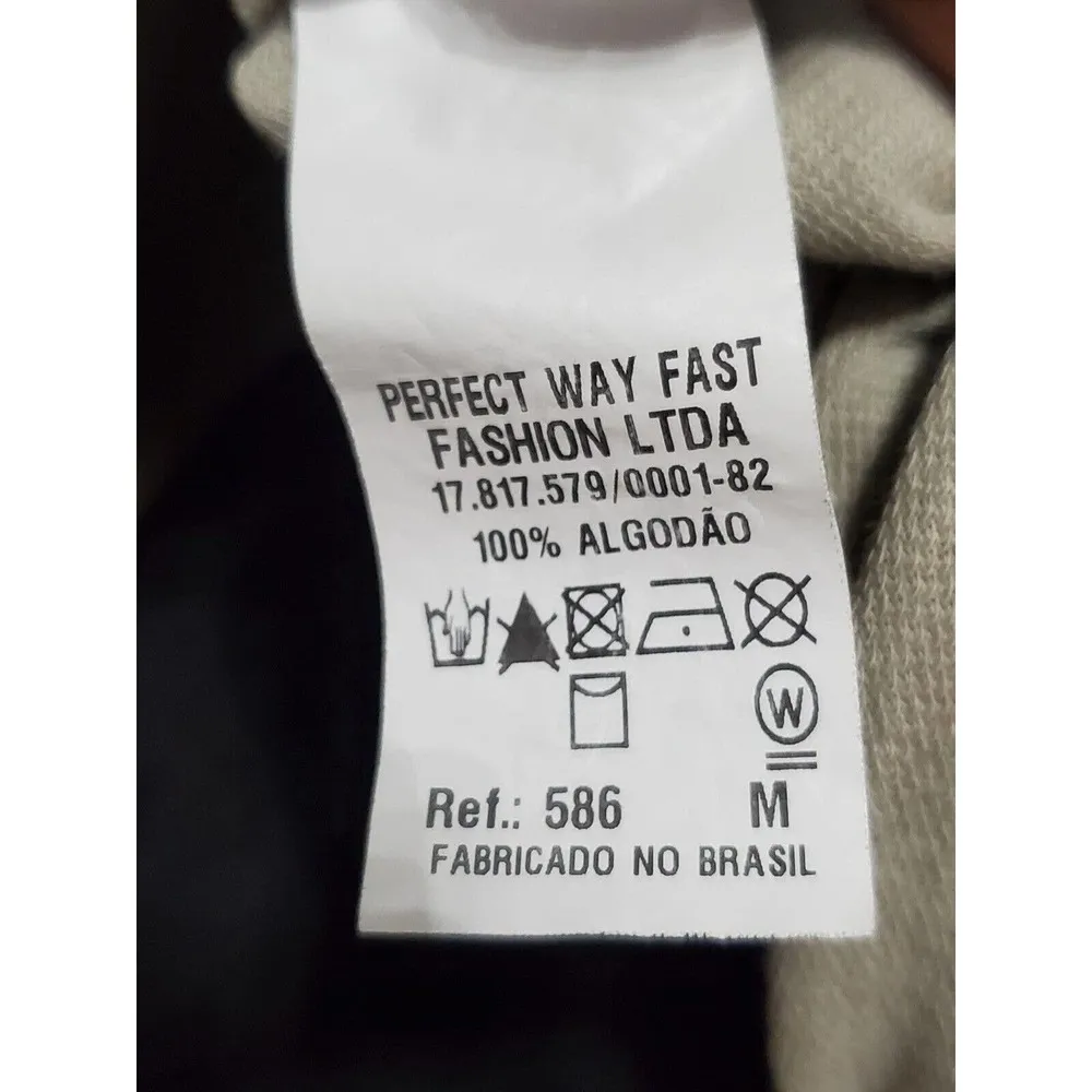 Perfect Way Womens Beige Striped Cotton Round Neck Long Sleeve Top Size Medium - Image 11