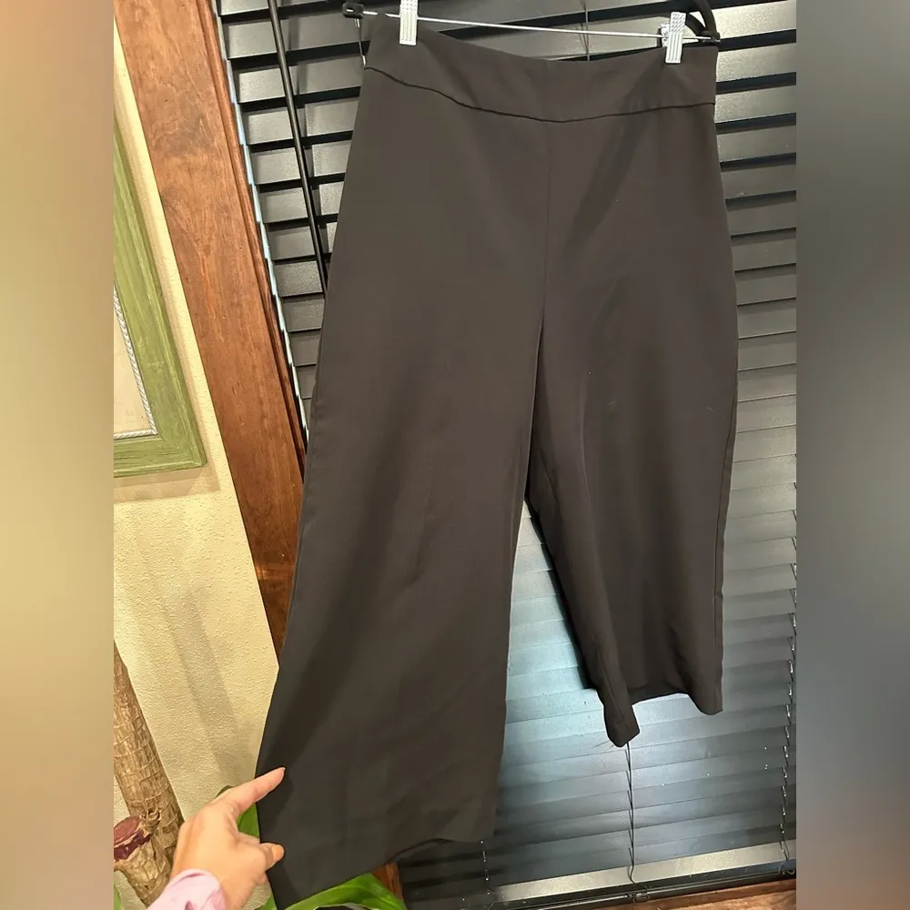 EXPRESS Super High  Black Waisted Straight Ankle Pant - Image 2