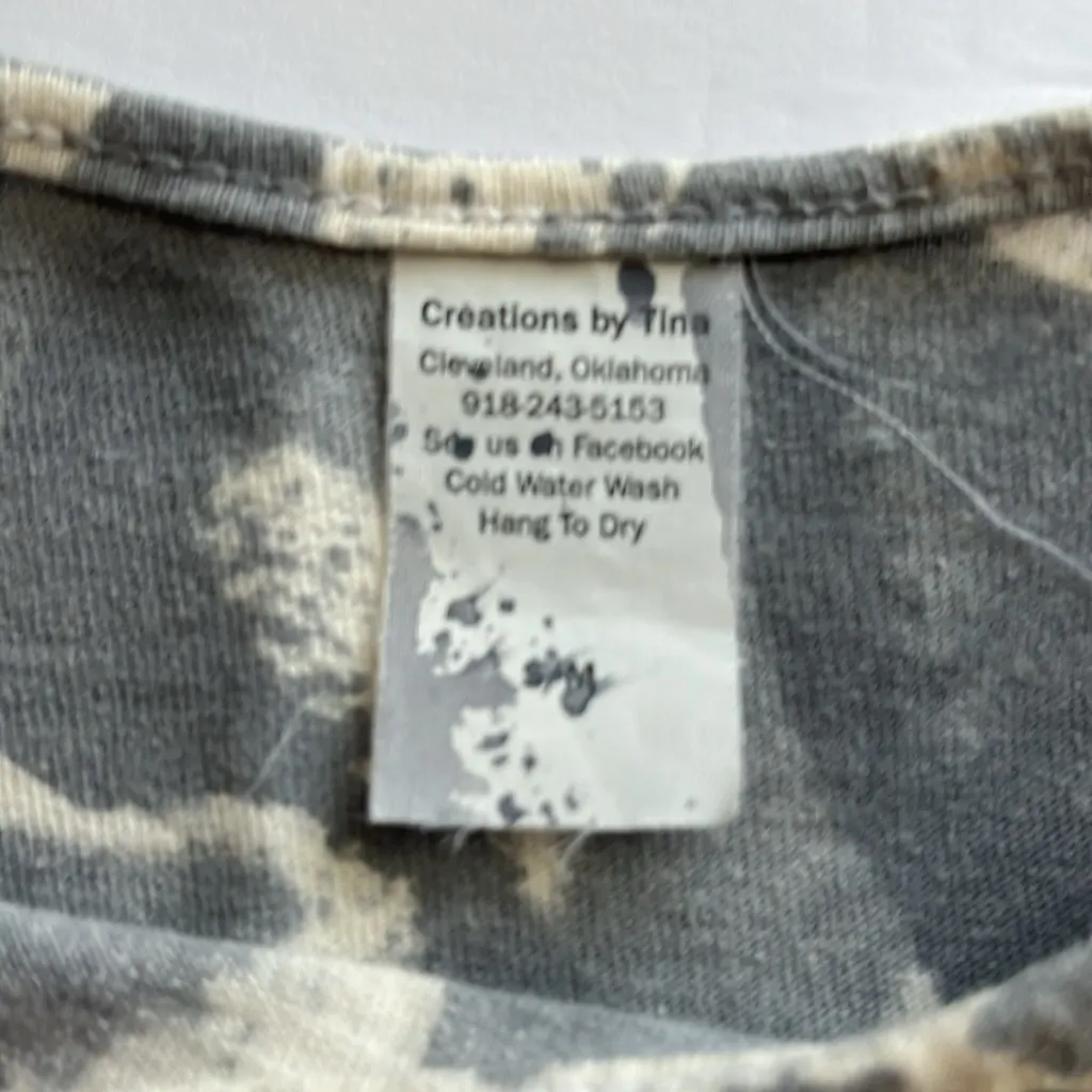 Hand painted floral long dress by Oklahoma artist - Image 6