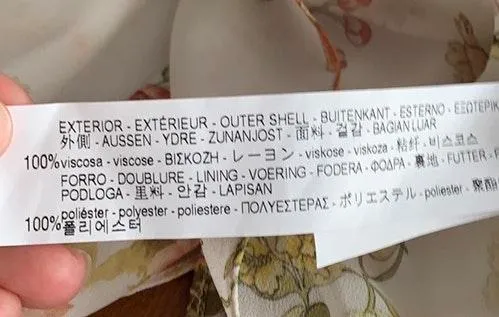 ZARA NWT  Flutter Sleeve Crop Blouse. Large - Image 6