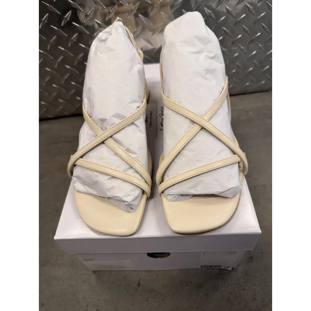 & OTHER STORIES Kelly Block Heel Sandal White Womens Size 38 US 7 - Image 5