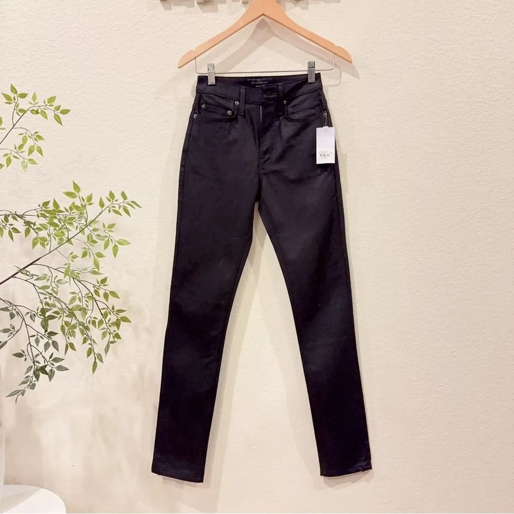 Equipment Cotton The Equipment Black Skinny Jeans Pants Size 23 New with Defects - Image 5