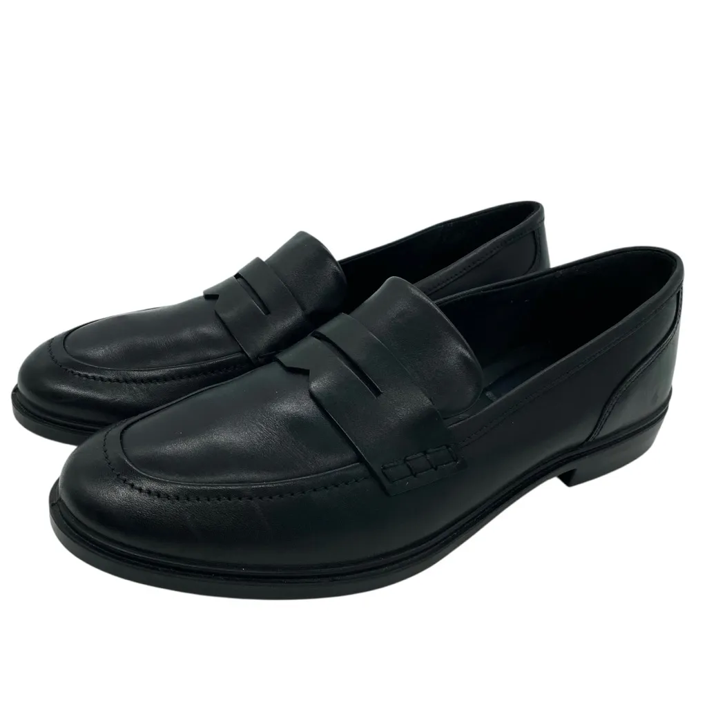 ECCO Women's Black Leather Loafer Dress Classic 15 Shoes - Image 7