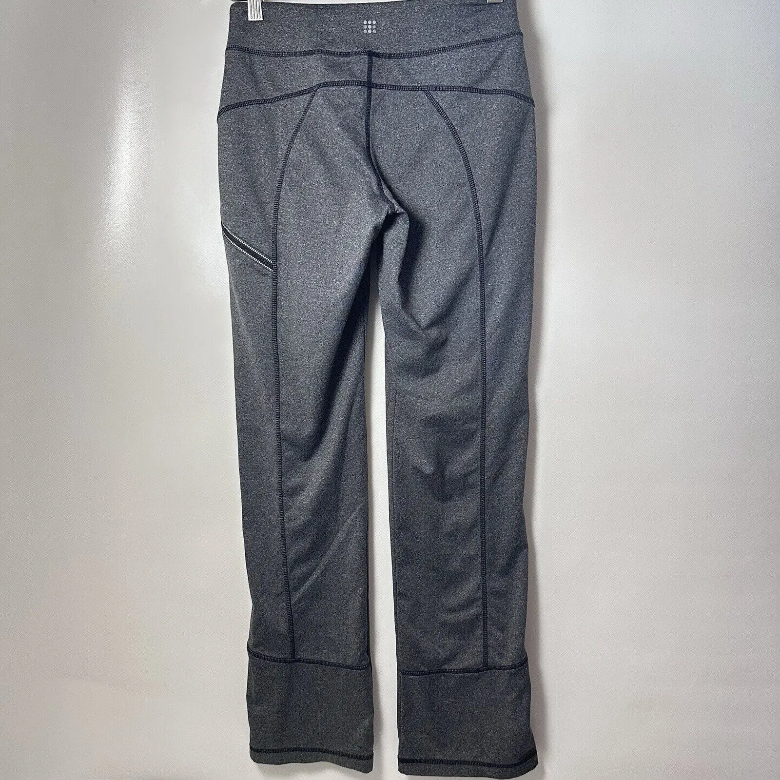 Title Nine Tech Pants Womens Gray Gym Hiking Outdoors Pull On Nylon Small - Image 2