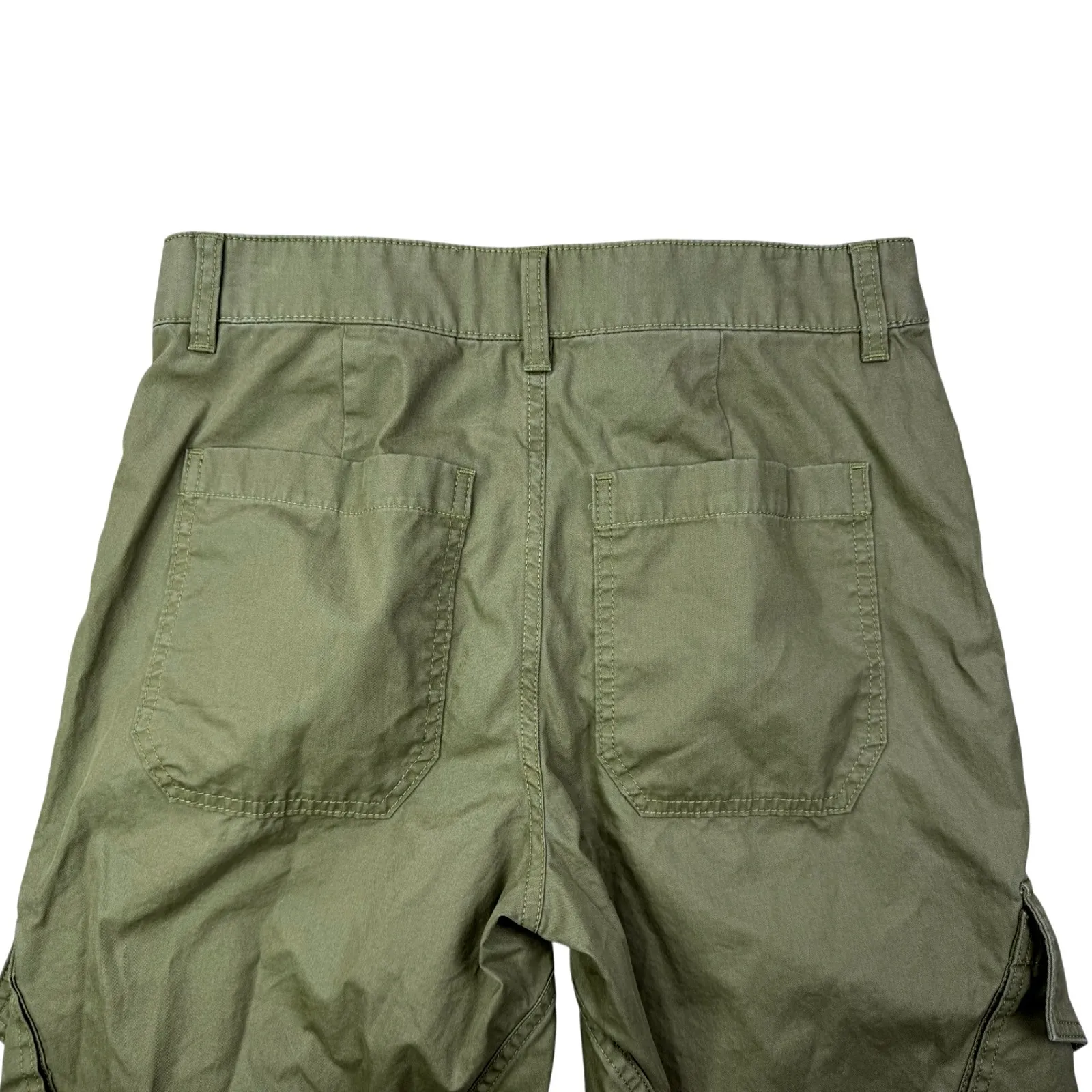 Madewell Seamed Utility Barrel Leg Pants Olive Green Womens 0 Cargo Pant - Image 16