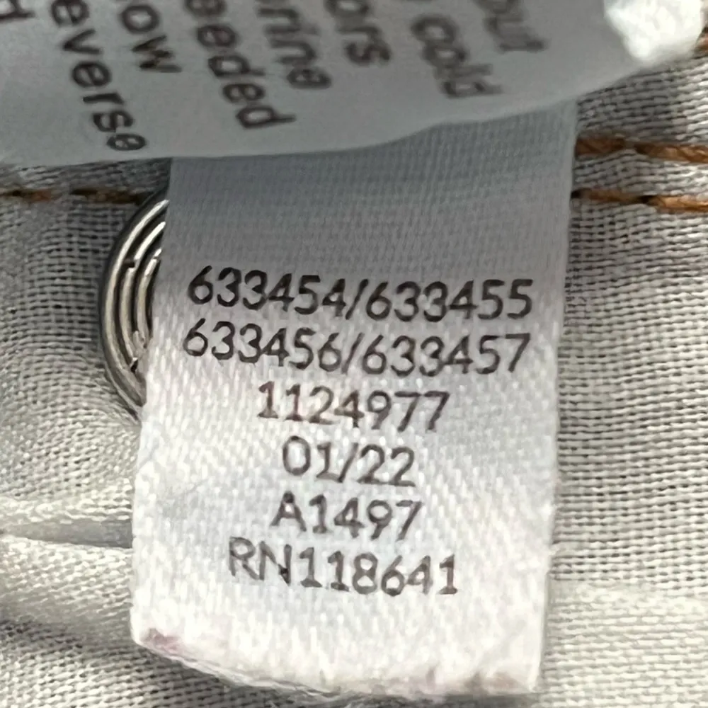 Lane Bryant Distressed Mid-Rise Skinny Jeans Dark Blue Size 18 - Image 5