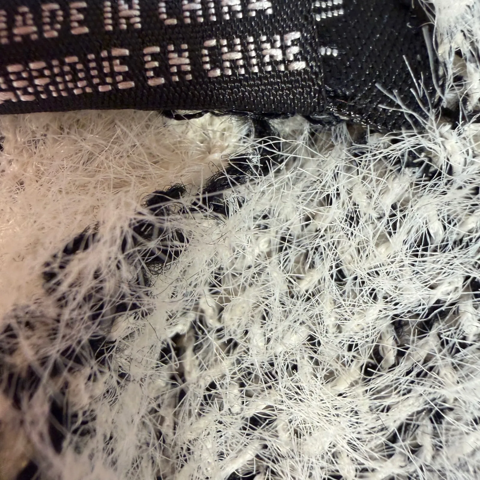 Roffe Leopard Print Ivory Black Soft Fuzzy Knit Shrug Open Front One Size Size undefined - Image 8