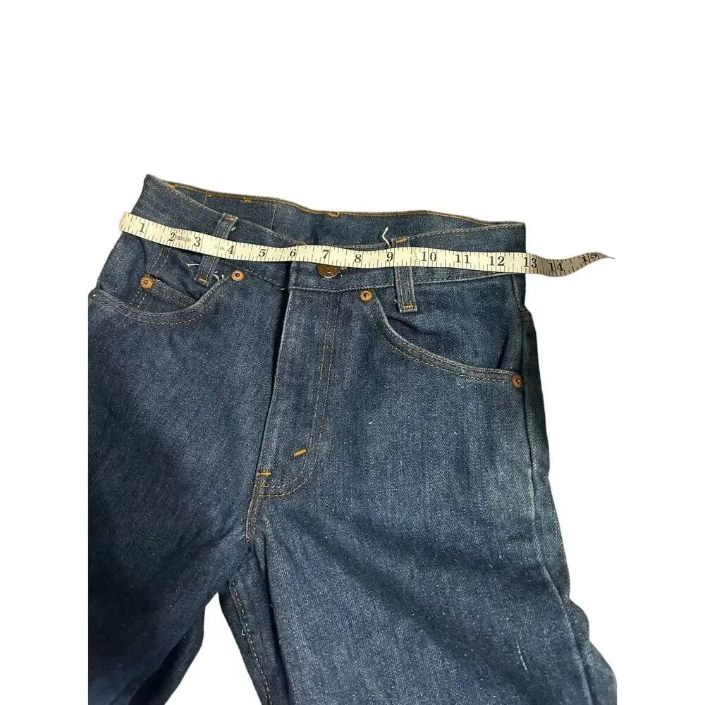 Levi's Orange Tab Student Fit Size 26 Vintage 1980s Frayed Hem Original - Image 6