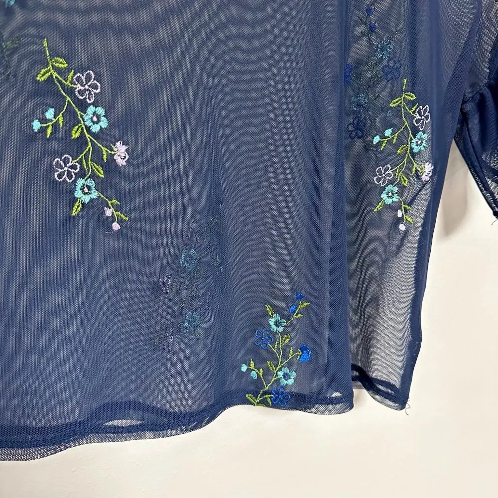 Speechless Sheer Floral Top - Image 4