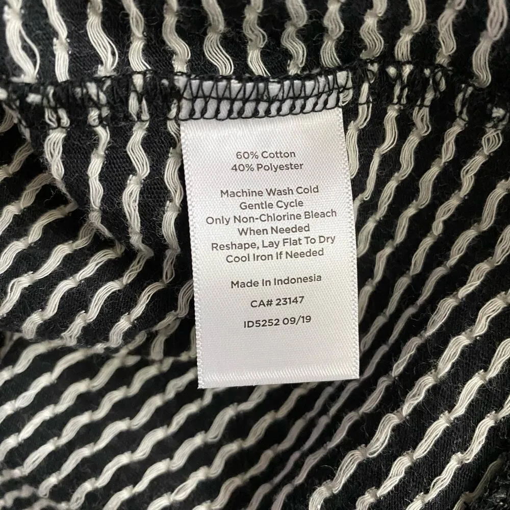 NEW Talbots Size PL LP Large Petite Swiss Dot 3/4 Sleeve Shirt Top - Image 4