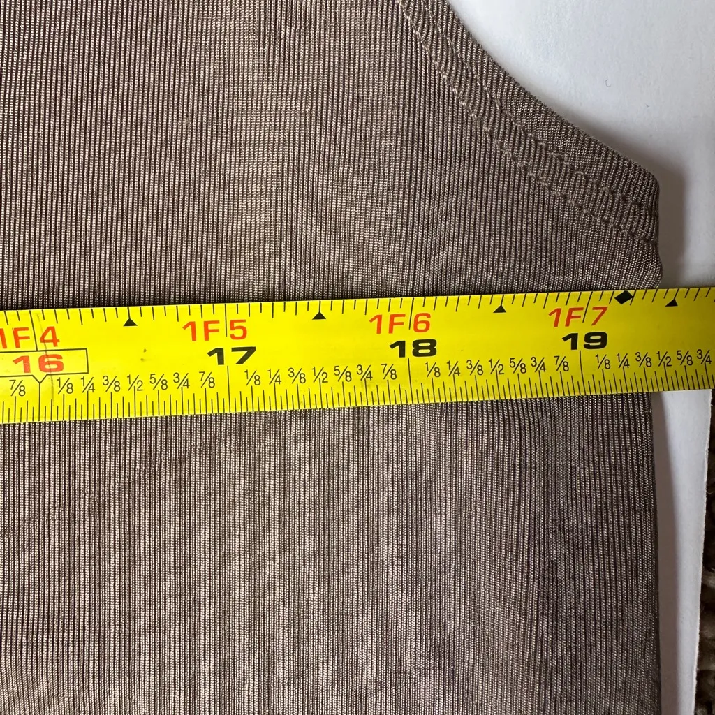 Chico’s Easywear Women Vest Cardigan Tunic Size 1/ Small Sleeveless Taupe NWT - Image 7