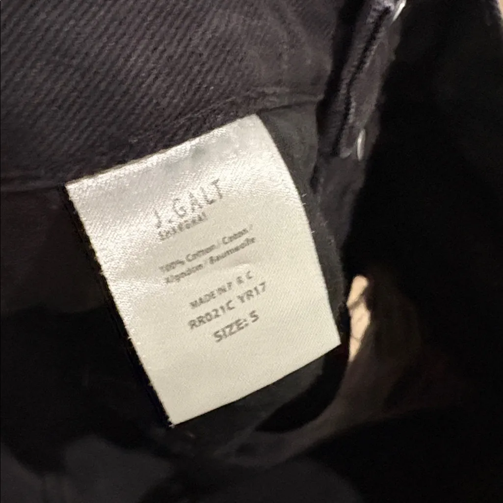 Brandy Melville John Galt Black Denim Cutoff Jean Shorts sz S - Image 8