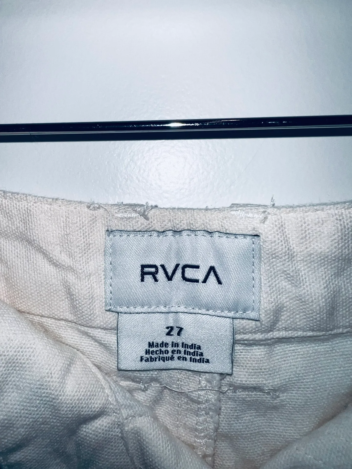 Women’s Cream Yellow Summer Shorts High Rise Size 27 New - Image 4