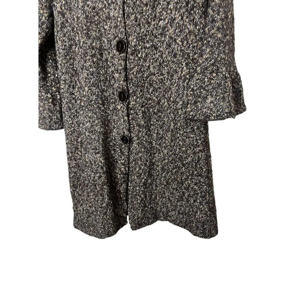 Calvin‎ Klein Jeans Brown Long Line Cardigan Sweater Dress Size M - Image 3