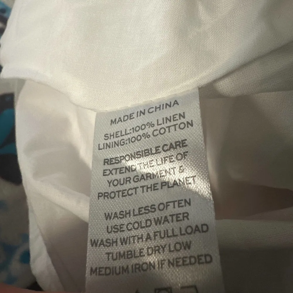 Hill House The Paz Mini Linen Skirt Candy Kaleidoscope Size Medium - Image 9