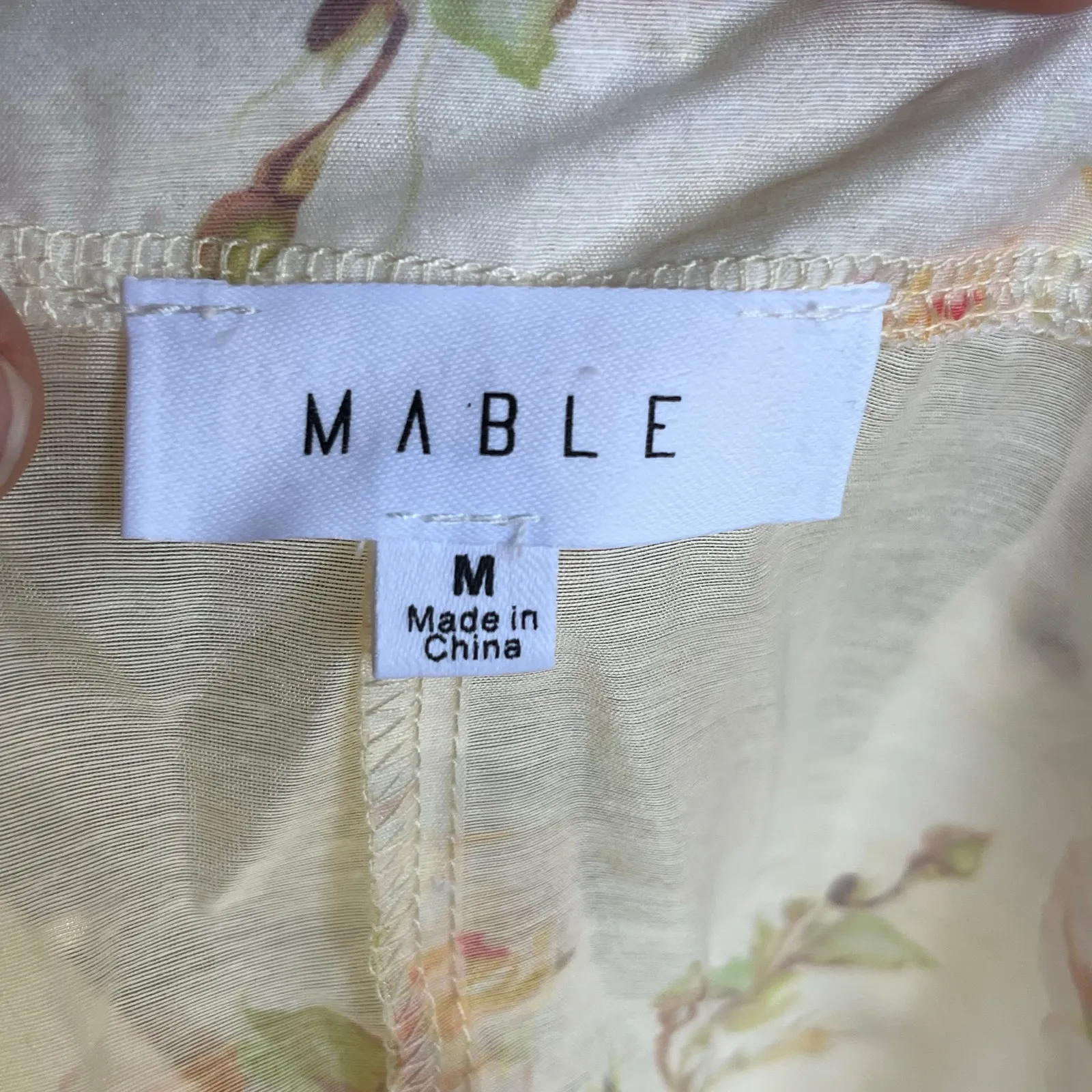 Mable Napheesa Floral Crop Top And Skirt Set Size M Size M - Image 12