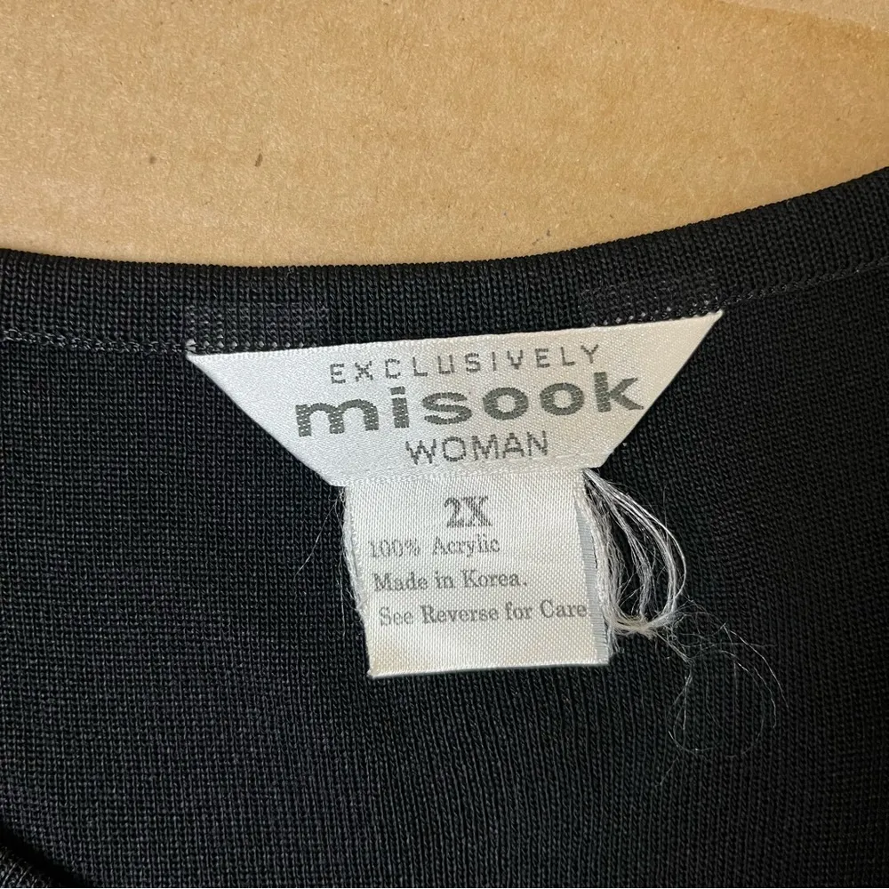 Misook Brown Black Color Block Sleeveless Top - Image 6