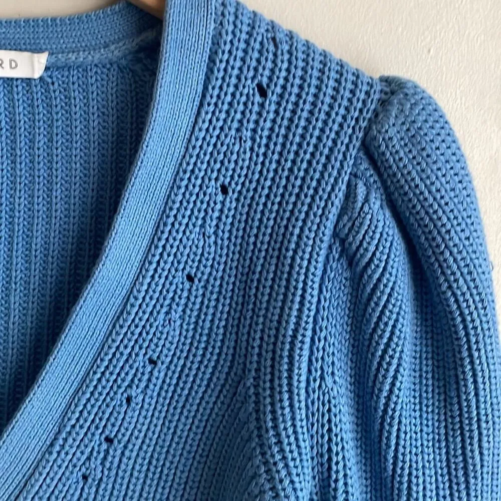 VERONICA BEARD Parula Tie-Dye Ombre Cardigan Sweater - Image 8