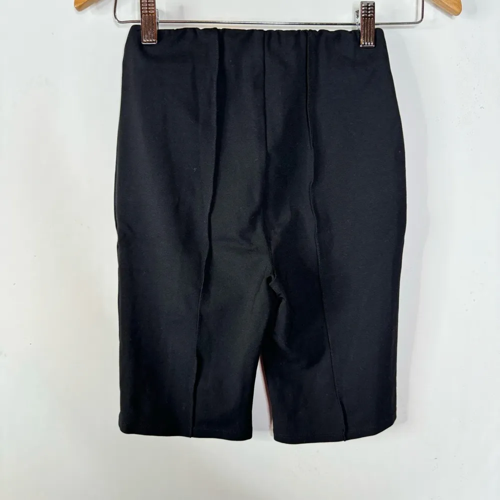 Anine Bing Toby Pintuck Black Shorts Size Large - Image 3