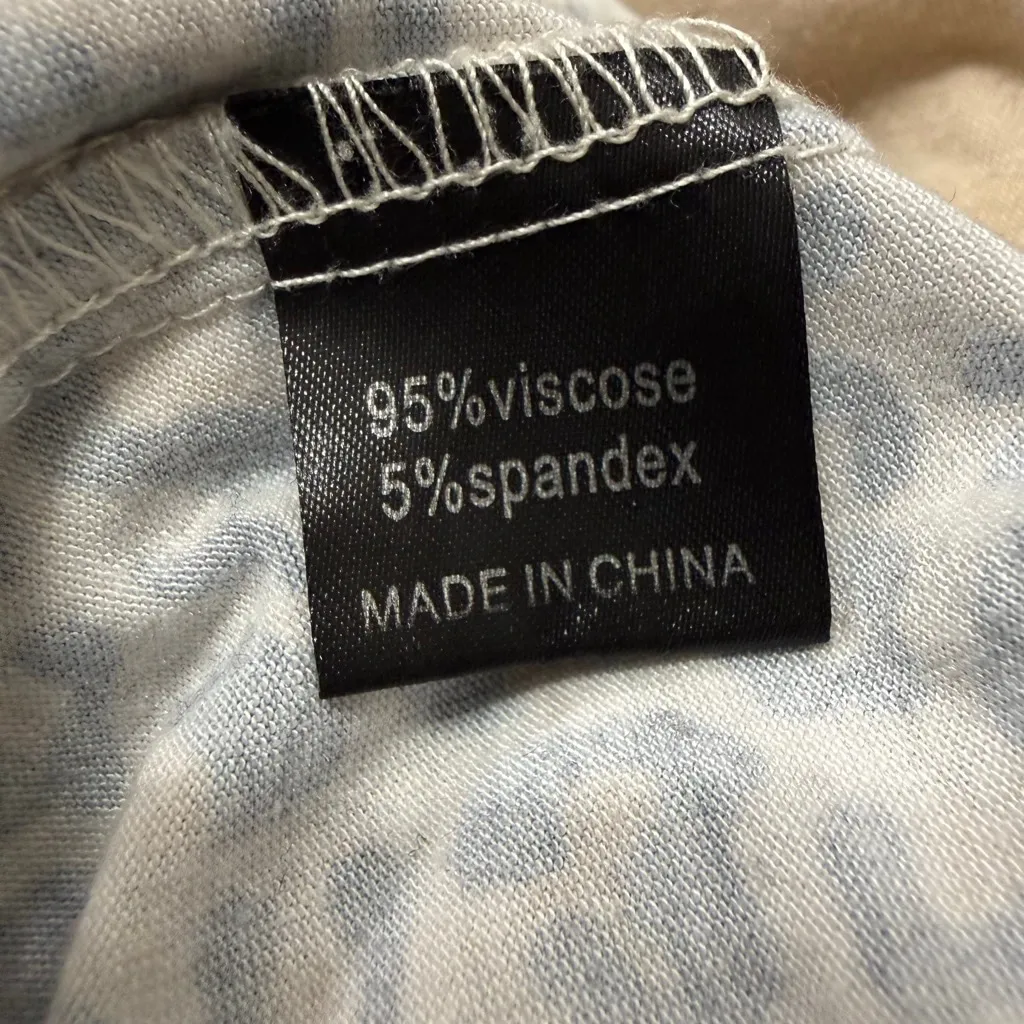 Southern Stitched 3XL Colorblock Animal Print Ruffle Sleeve Tunic Top - Image 8