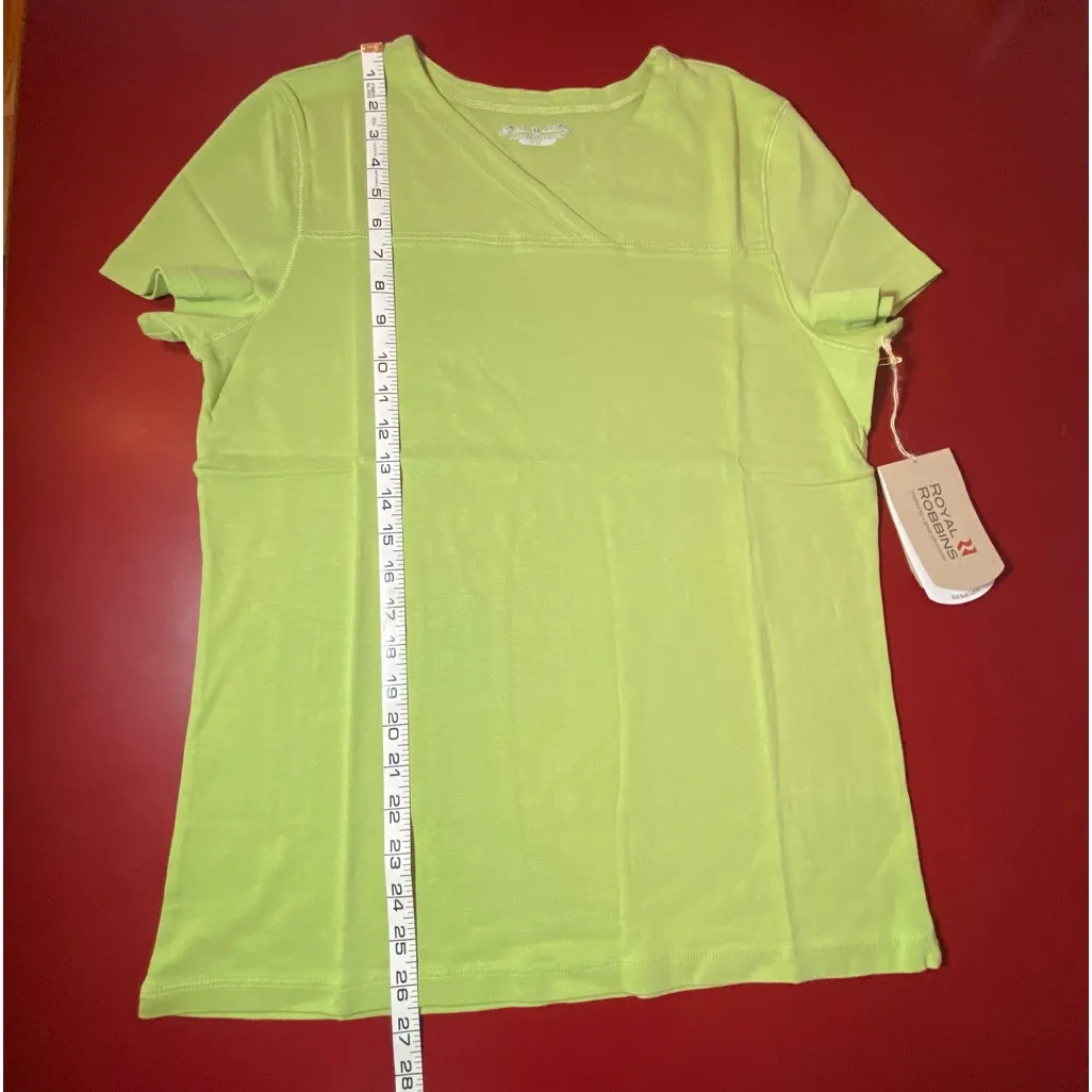 Royal Robbins Womens XL Hiking Shirt UPF 40+ Green Short Sleeve Outdoor NWT - Image 6