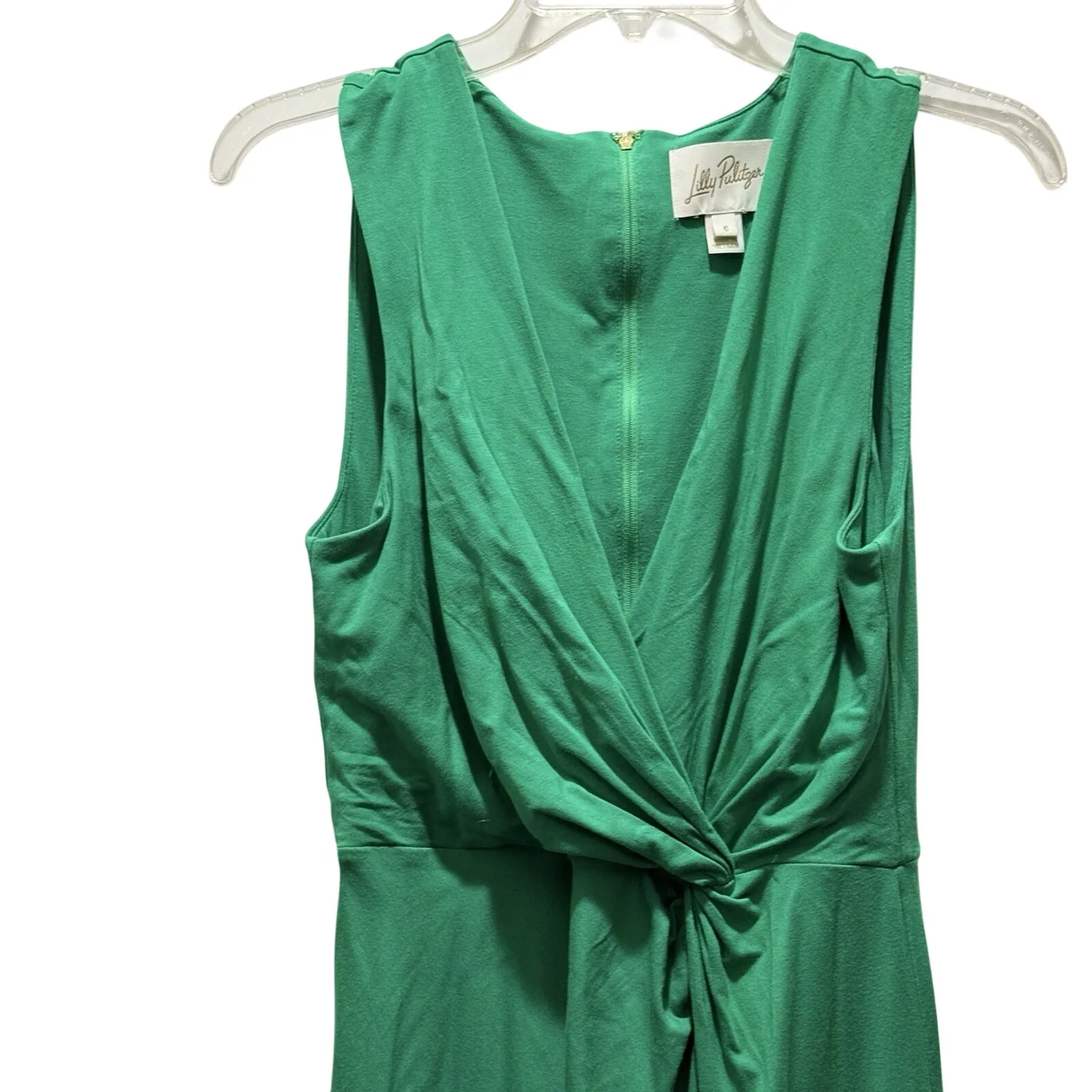 Lilly Pulitzer Odella V-Neck Midi Dress In Brazilian Green Size 6 - Image 3