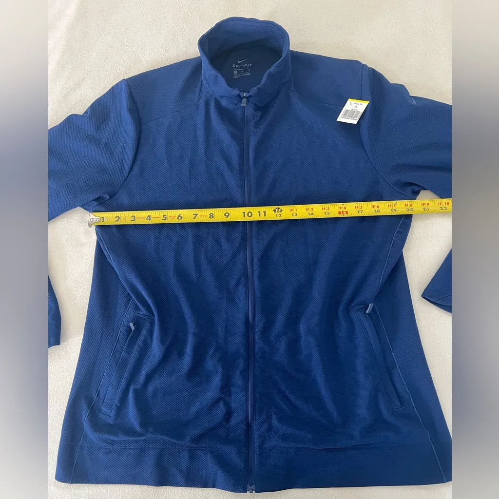 🔥Nike Ladies Dry UV 1/2-Zip Cover-Up AJ5278-492 COLOR BLUE SIZE EXTRA LARGE - Image 13