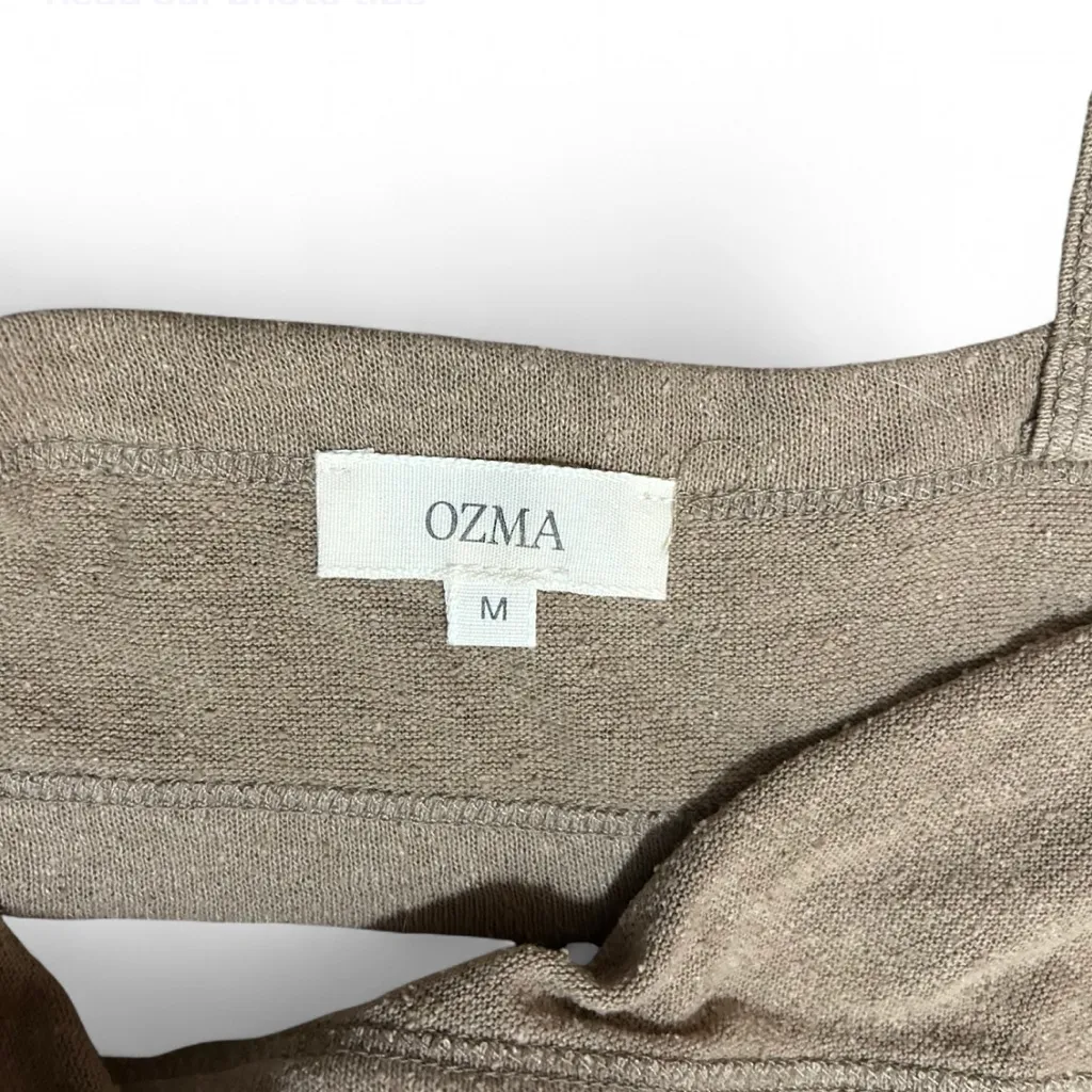 OZMA of California Sunset Wrap Bra Top – Medium Taupe Slow Fashion Basic Tan - Image 3