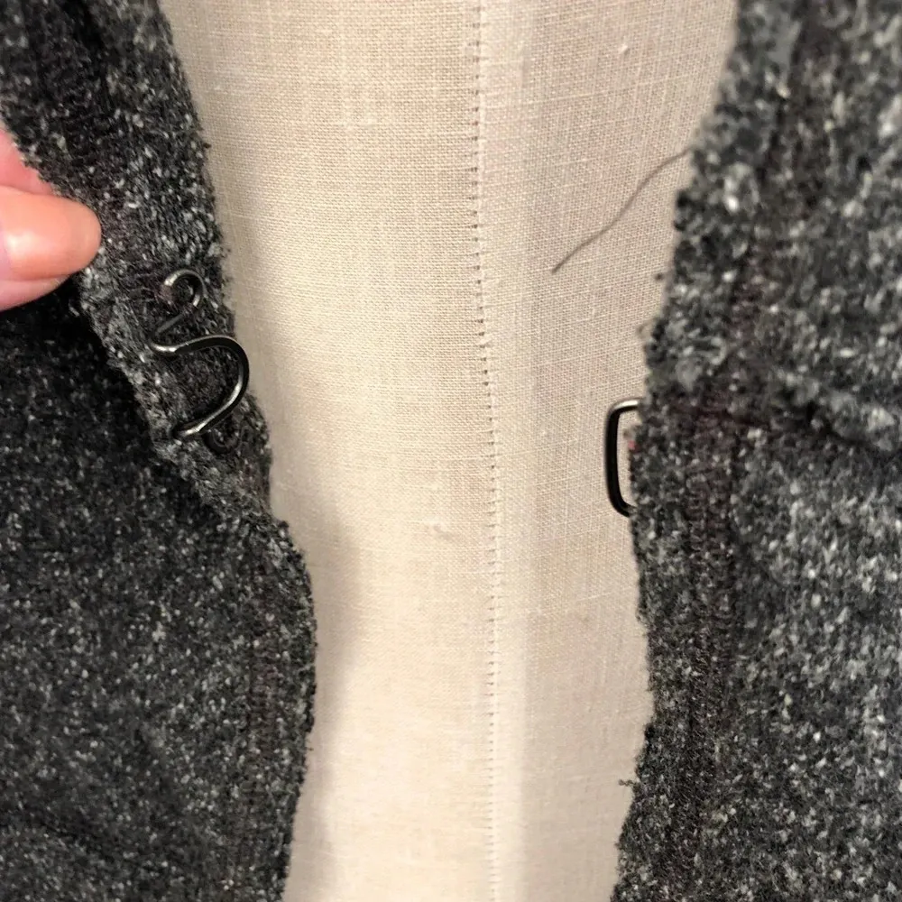 CAbi Style‎ 170 Fleck Heather Gray Cardigan Blazer - Image 6