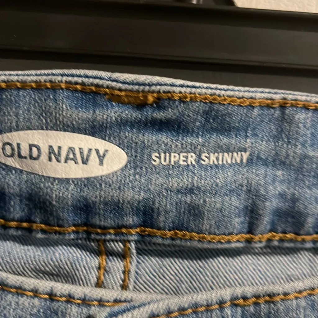 Old‎ Navy Blue Straight Leg Jeans Classic Style - Image 2