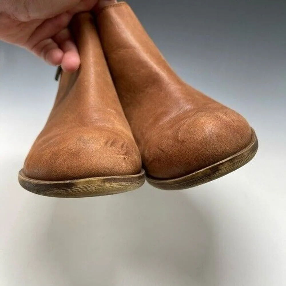 Lucky Brand‎ 8.5 LP-Burklee Brown Booties Leather 39 - Image 9