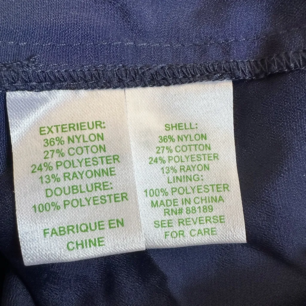 Lilly Pulitzer Jackelin Romper True Navy Fern Gallery Lace Size 10 style 30779 - Image 3