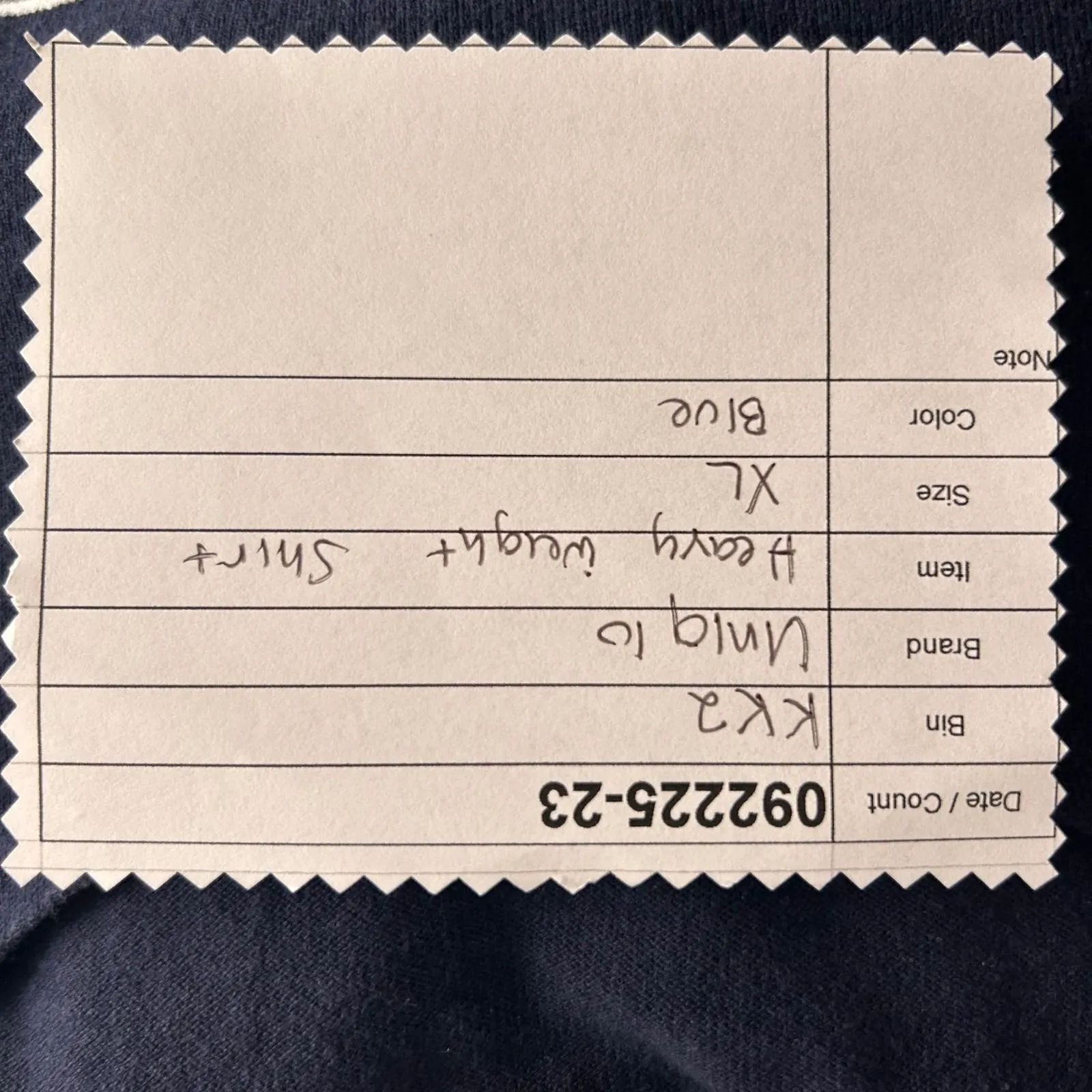 Uniqlo Heavyweight‎ Shirt XL Navy - Image 9