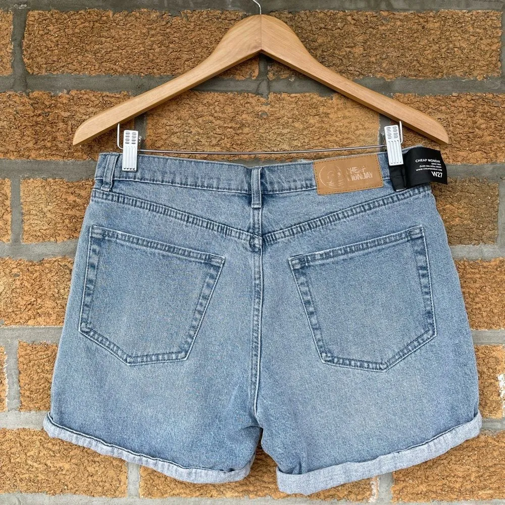Cheap Monday Thrift Shorts In Whale 27 - Image 4