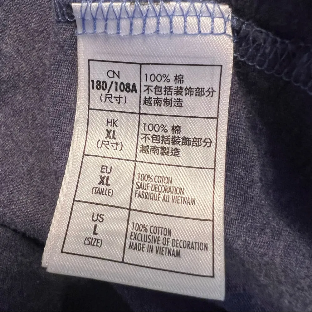 Disney Parks Lilo & Stitch “TRBL MKR” Trouble Maker T-Shirt Adult sz Large Blue - Image 6