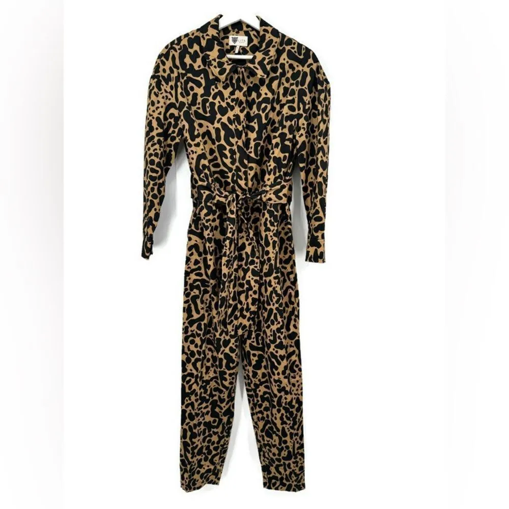 LITA by Ciara X Revolve Born Free Jumpsuit In Printed‎ Organic Cotton Sz S NWOT - Image 6