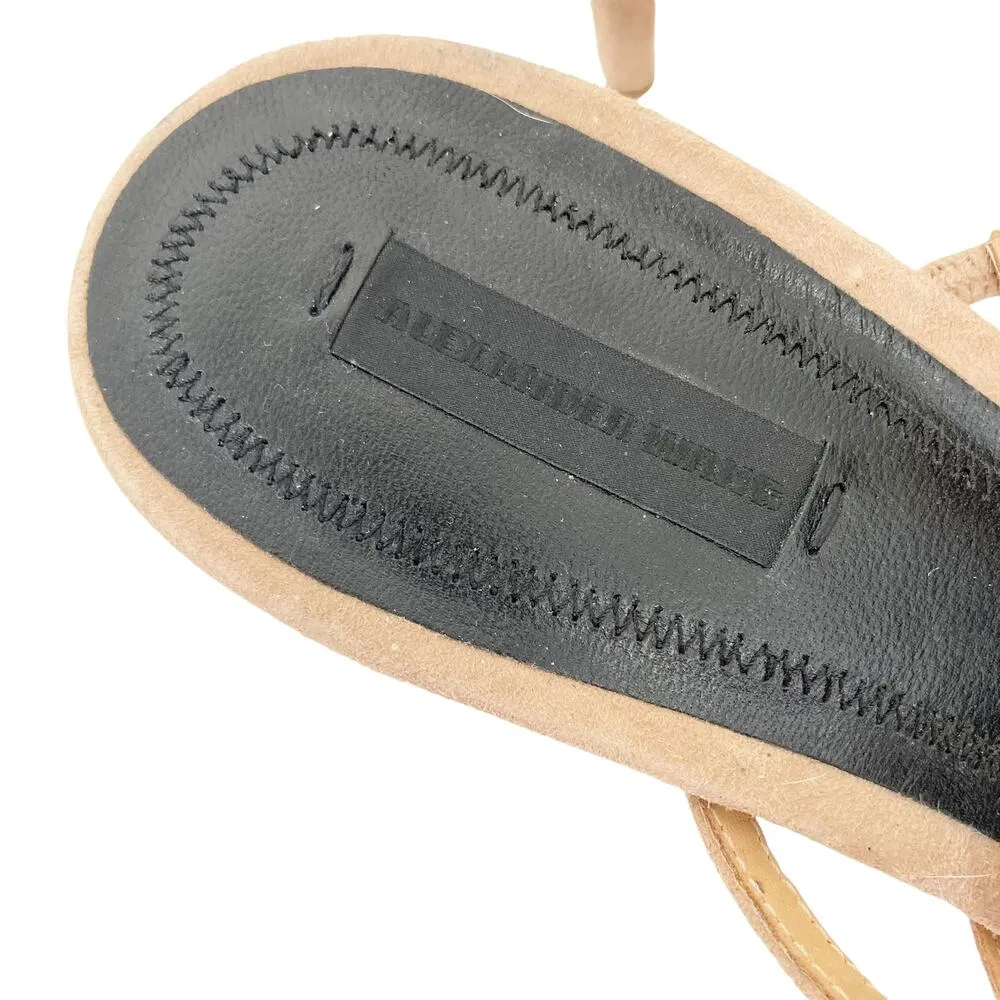 Alexander Wang  Tan Caged Studded Heels Sz 40 - Image 4