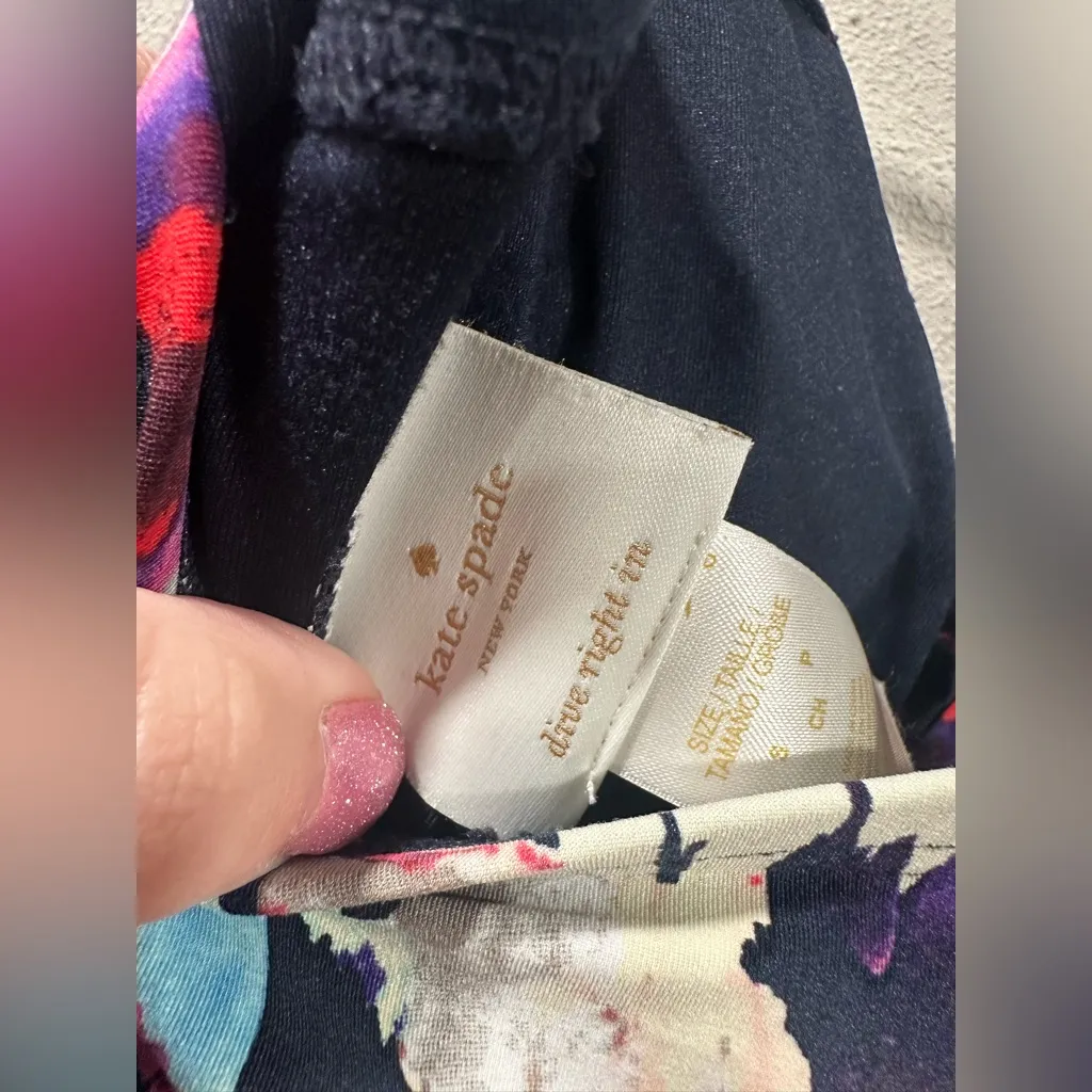 Revolve Kate Spade New York Double Strap Peep Hole Swimsuit In Rich Navy - Image 5