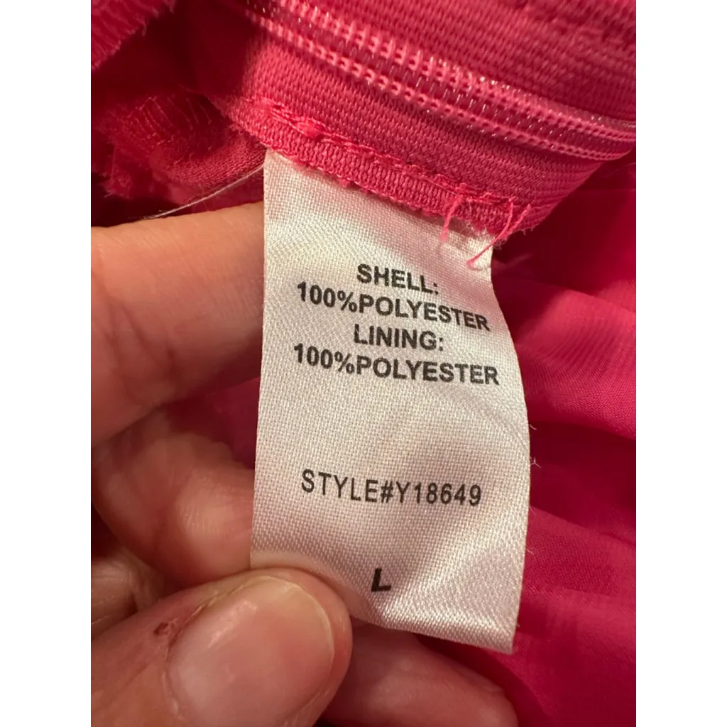 Women's DO+BE Pink Ruffled Mini Skirt L - Image 5