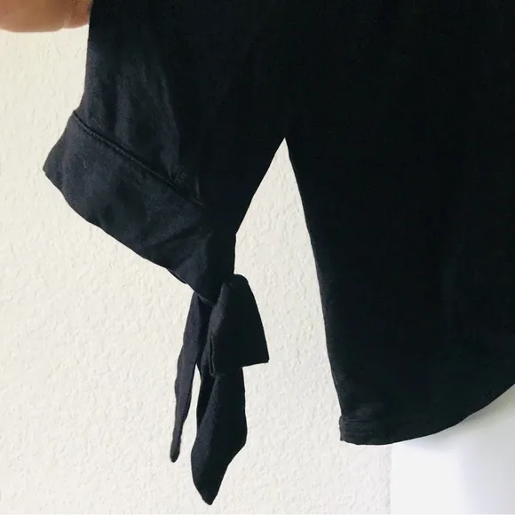 NWT Free People Womens Keepin On OB749066 Top‎ Relaxed Black Size XS - Image 10