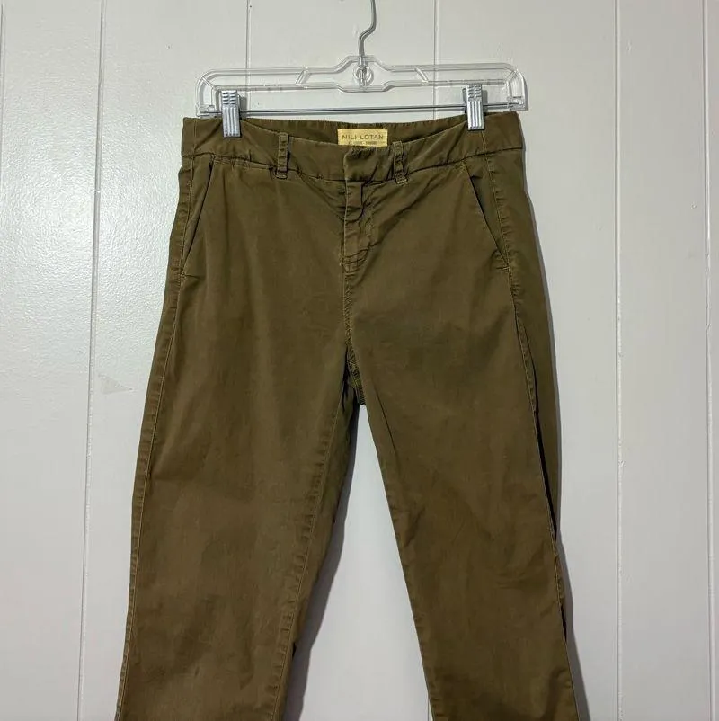 Nili Lotan East Hampton Pants Tan Brown Trousers 2609988 Size 0 - Image 3