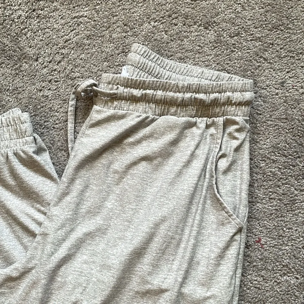 Ardene Basic Collection Light Gray Casual Joggers | SIZE XL - Image 2