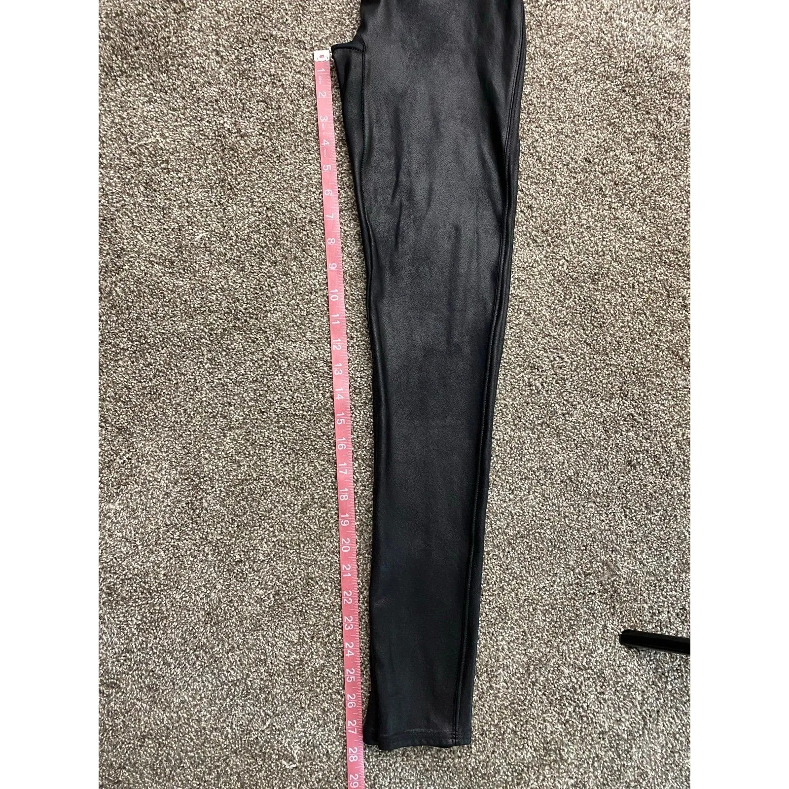 Spanx Faux Leather Leggings Spanx by Sara Blakely Faux Leather Leggings Size M - Image 8