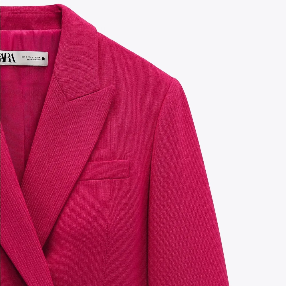 Zara BUTTONED BLAZER DRESS w/ Pockets & Buttons NEW - Image 12