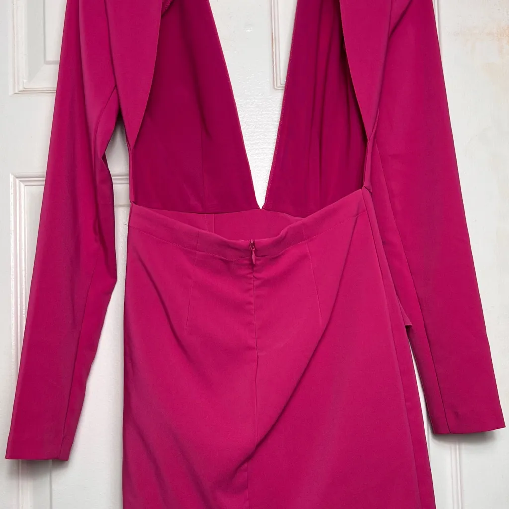 Michael Costello x REVOLVE Fena Mini Dress in Fuchsia - Image 7