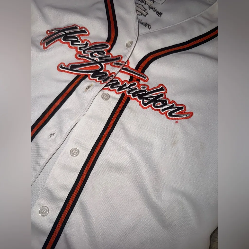 Harley Davidson Jersey Large O’Fallon. Illinois’s Red - Image 2