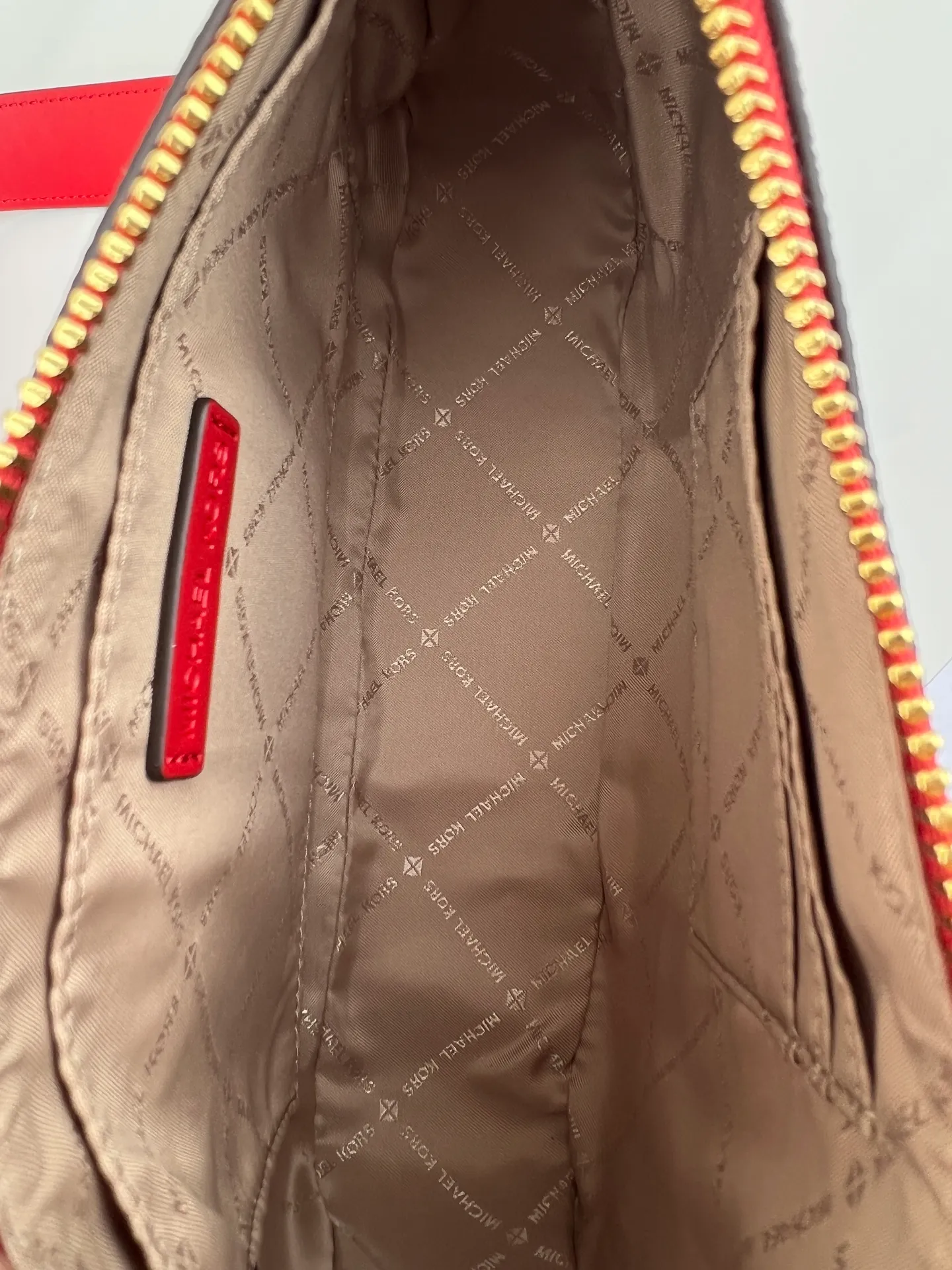 Michael Kors MK Jet Set Travel SM Crossbody With Tech Attach -Flame - Image 7