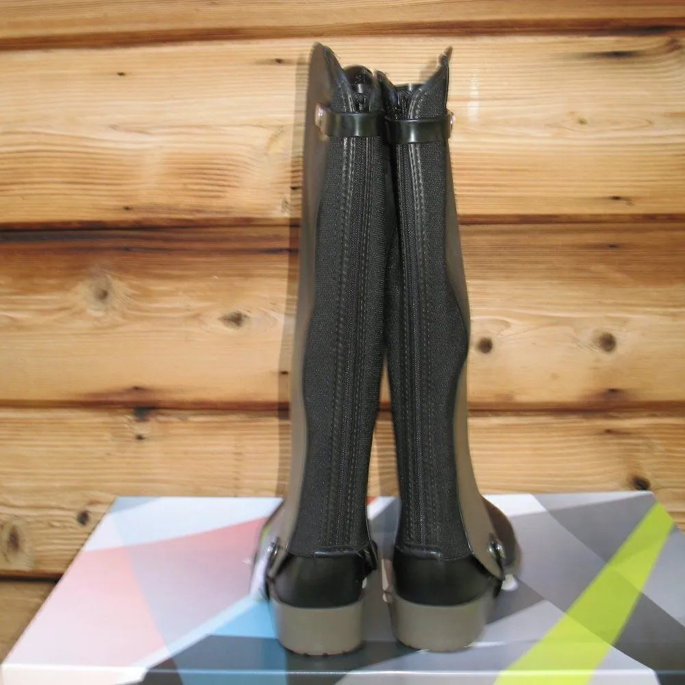 Melissa  Special Multi Way Riding Boots Black Green NWT - Image 6