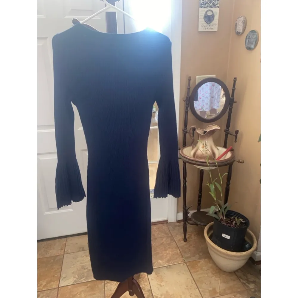 Women's Bar III sweater Dress XL Navy Long Sleeve - Image 6